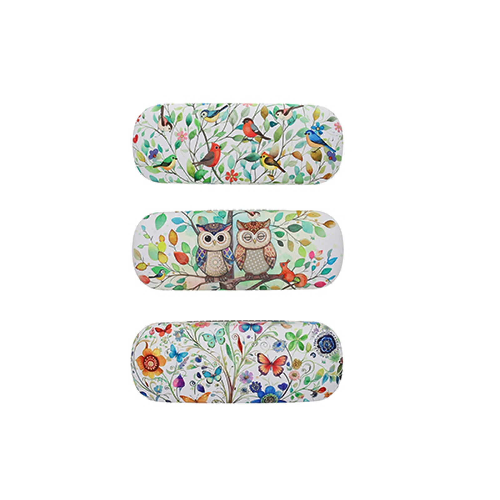 Etui à lunettes rectangle rigide portfolio , vendu à la pièce, modèle aléatoire - kiub