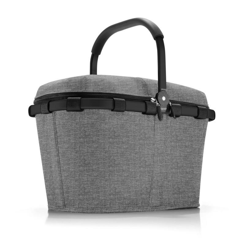 Carrybag iso twist silver panier de courses isotherme - reisenthel