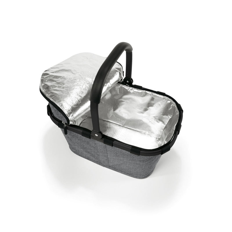 Carrybag iso twist silver panier de courses isotherme - reisenthel