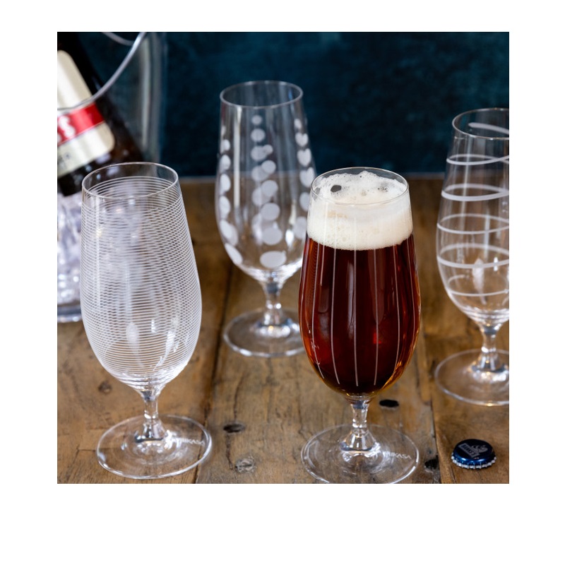 Lot de 4 verres a biere tailles cheers mikasa - kitchencraft