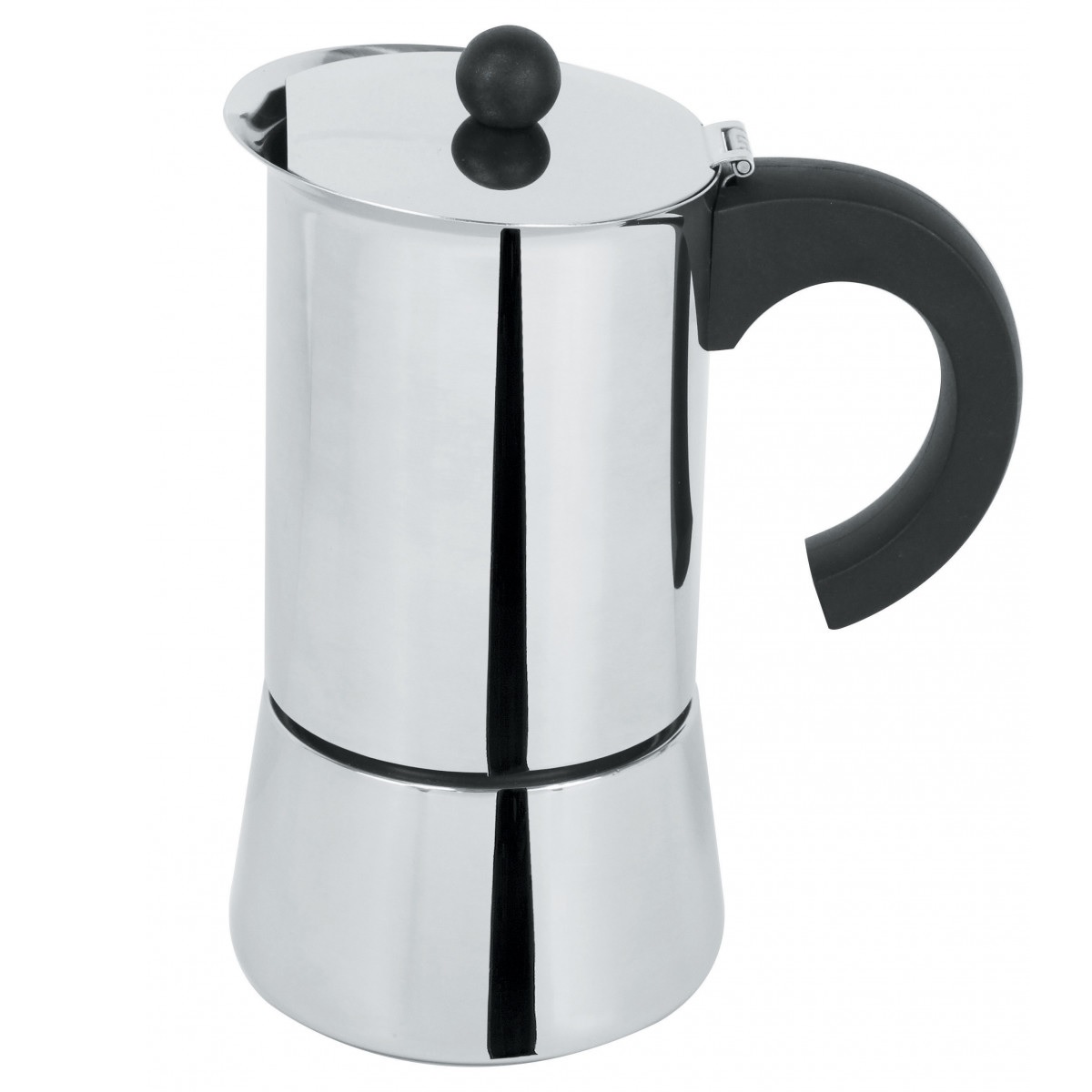 Cafetiere adria inox brillant induction 10 tasses - cristel 