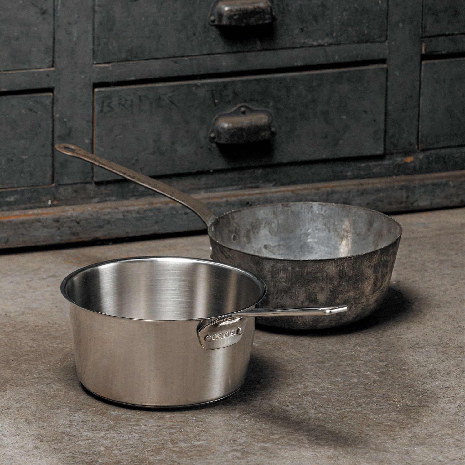 Casseroles collection 1826 poignées fixes ø18 cm - cristel