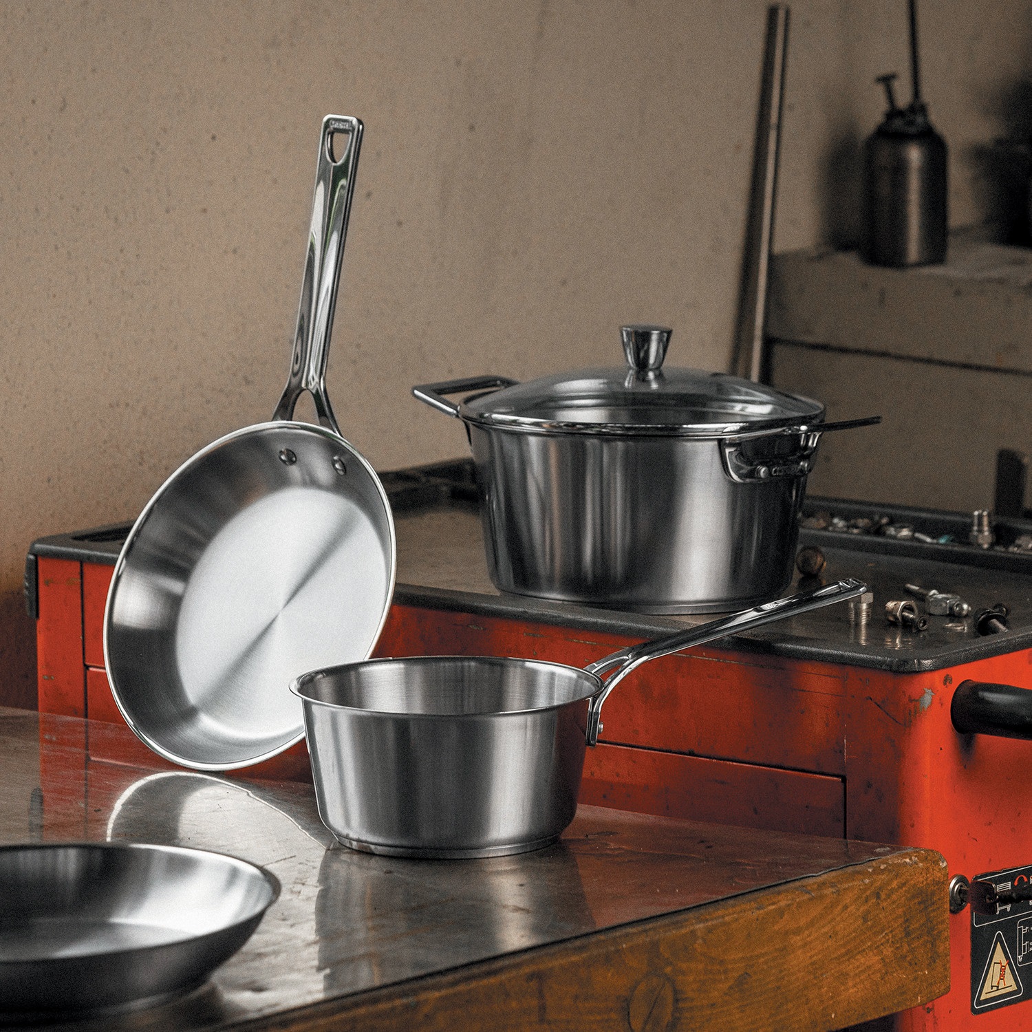 Casseroles collection 1826 poignées fixes ø18 cm - cristel