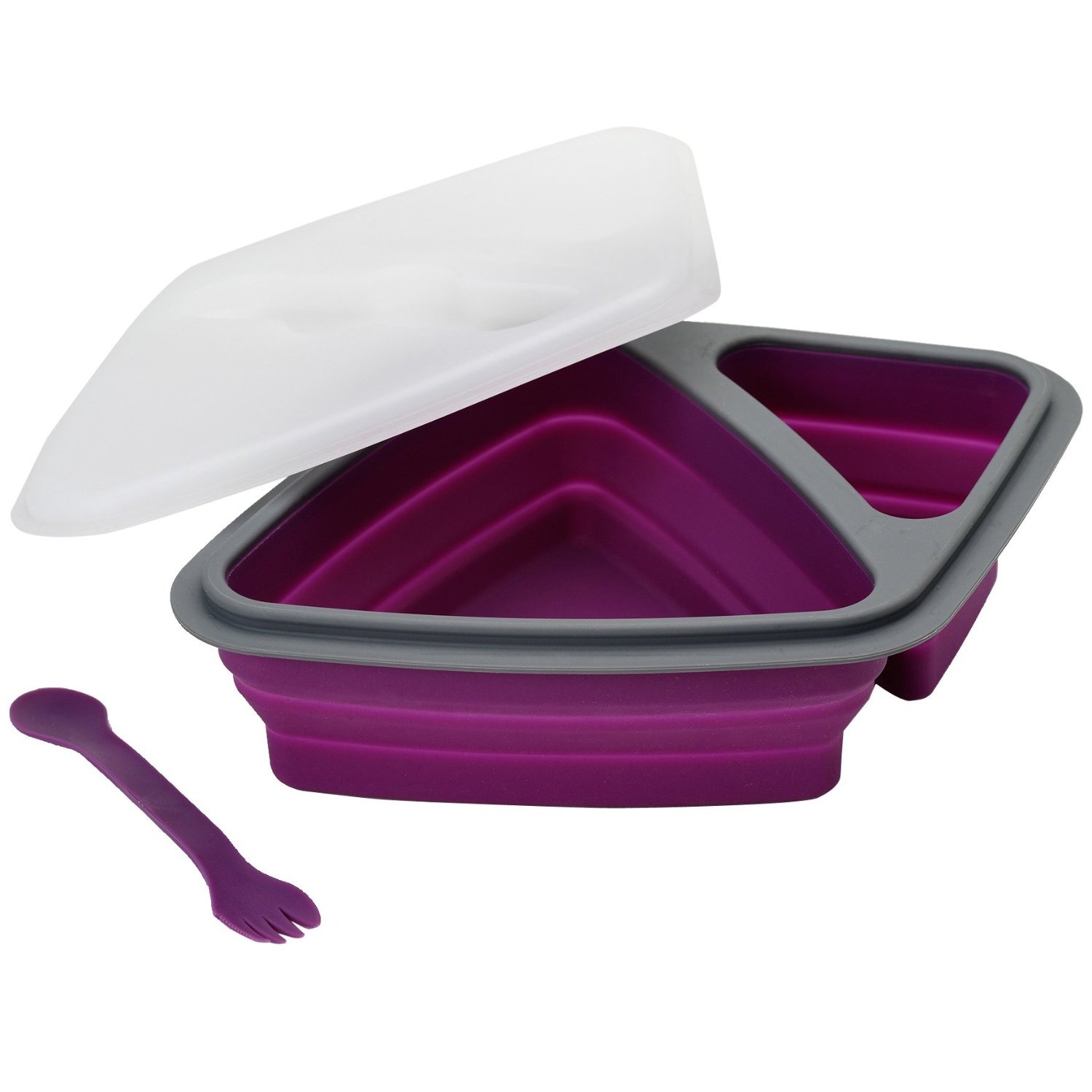 Lunch boc mauve en silicone - jd diffusion