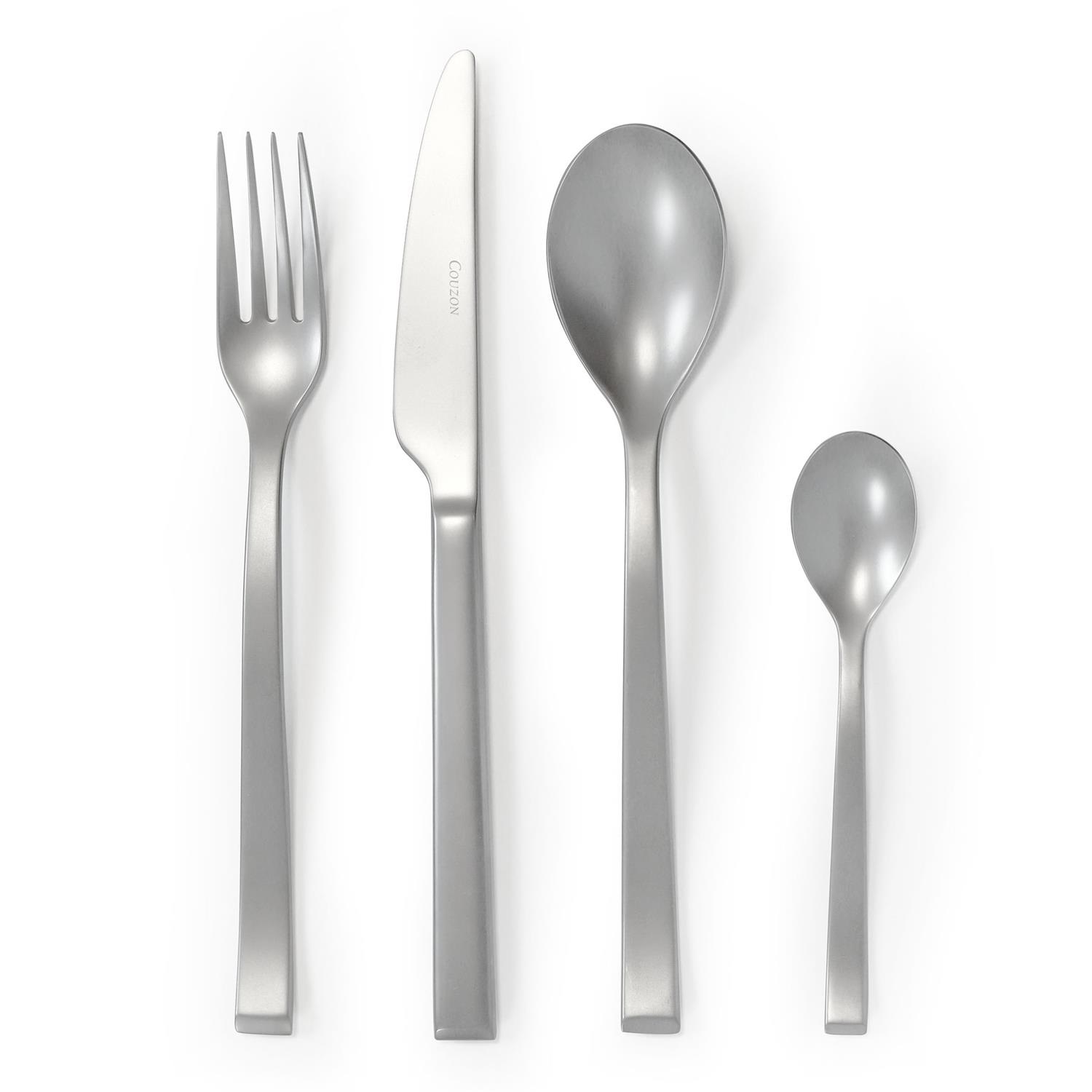 Side velvet - ménagère 24 couverts inox satiné en coffret - couzon 