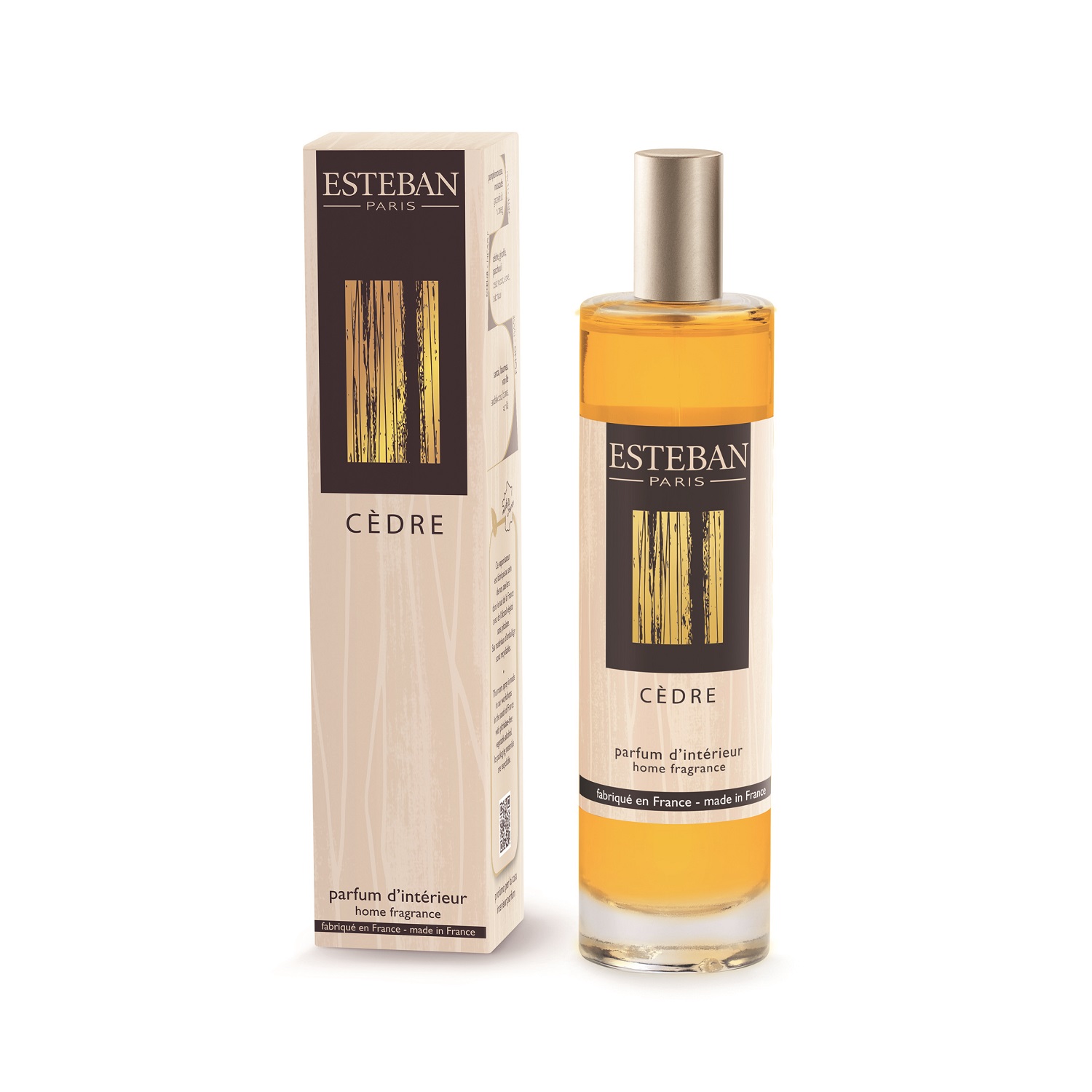 Cèdre, vaporisateur spray parfumé 75 ml - esteban