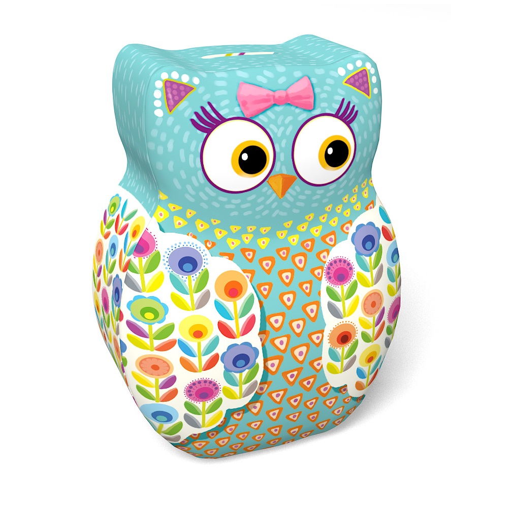 Tirelire chouette madame - moldeo