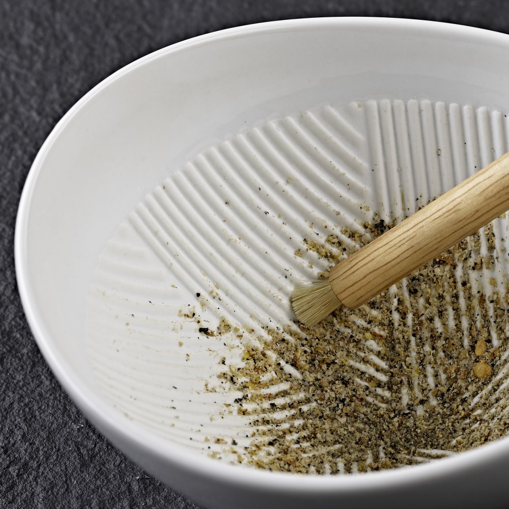Mortier et pilon japonais en céramique suribachi 14 cm - cole et mason