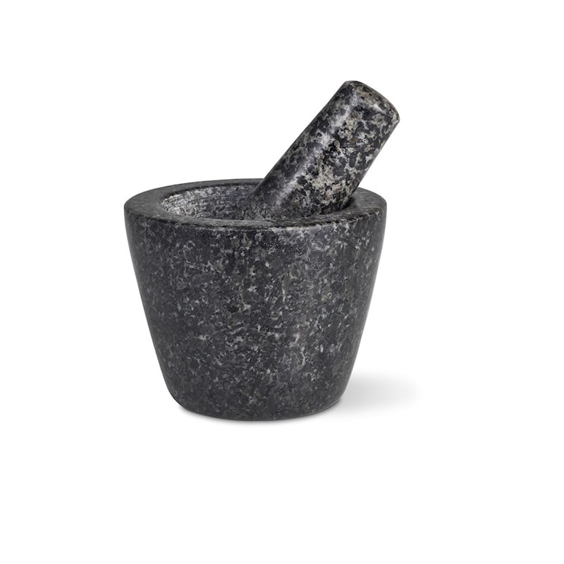 Mini mortier et pilon en granit 10 cm - cole et mason