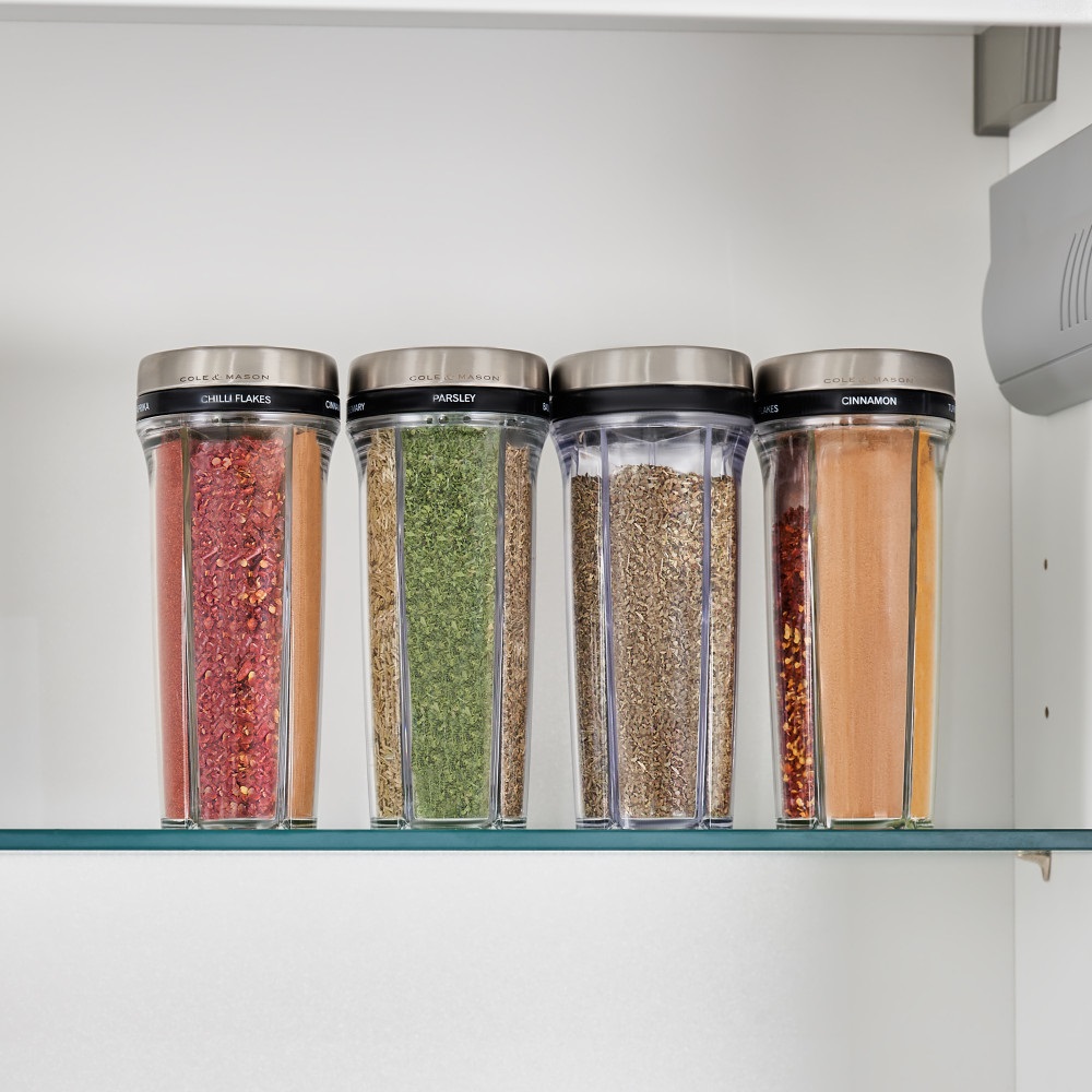 Shaker à herbes et epices saunderton hauteur 20 cm vendu sans épices - cole et mason