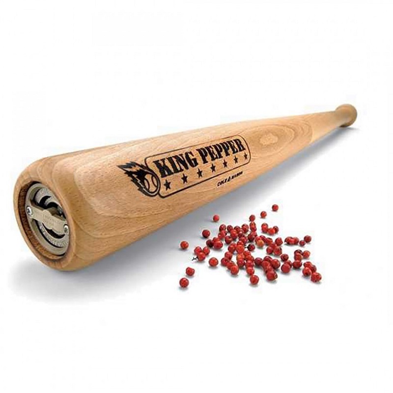 Moulin a poivre en forme de batte de baseball king pepper 72 cm - cole et mason