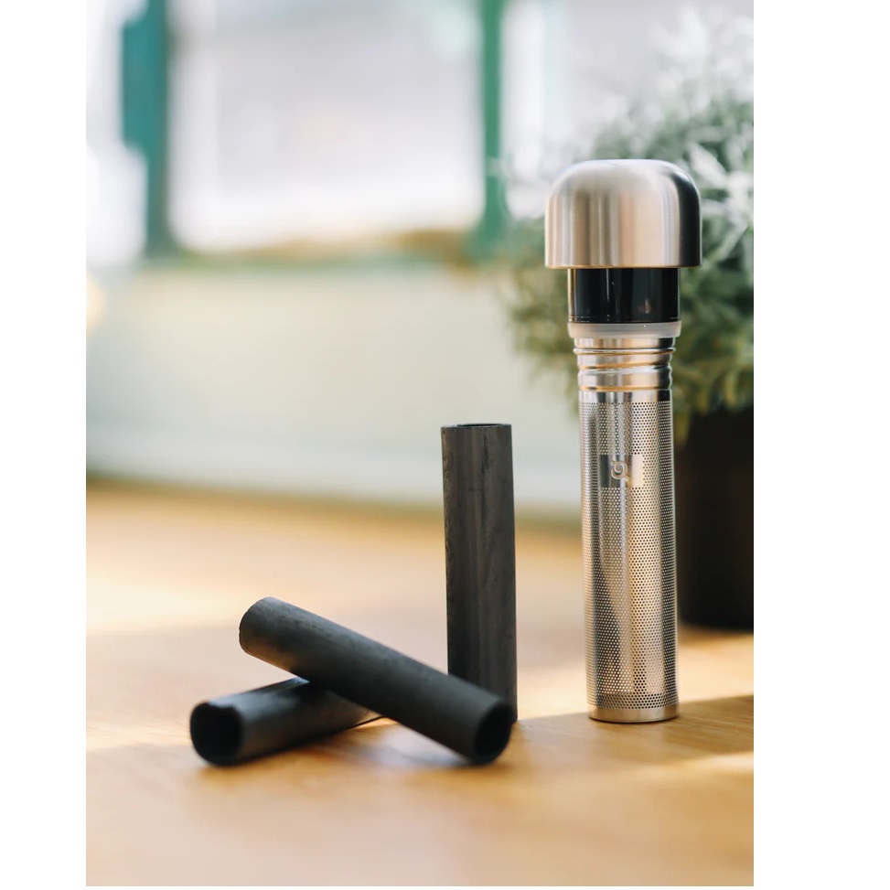 Lot de 3 charbons de bambou pour purifier l'eau - qwetch