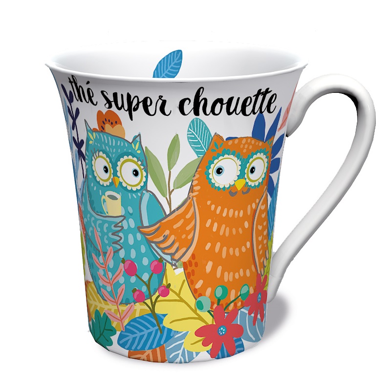Mug 35cl the super chouette - moldeo