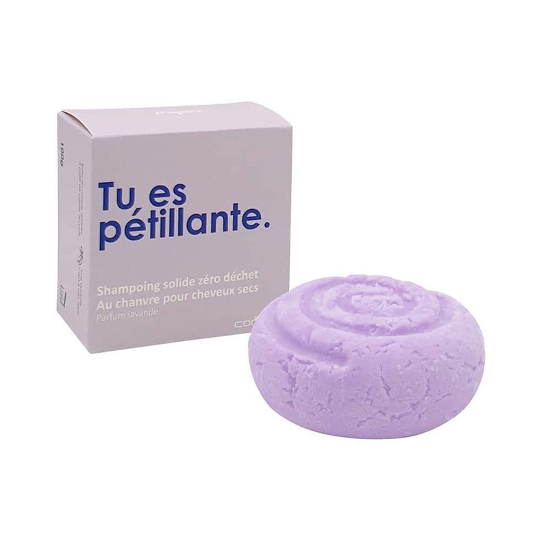 Shampoing solide a la lavande pour cheveux secs zero dechet - cookut