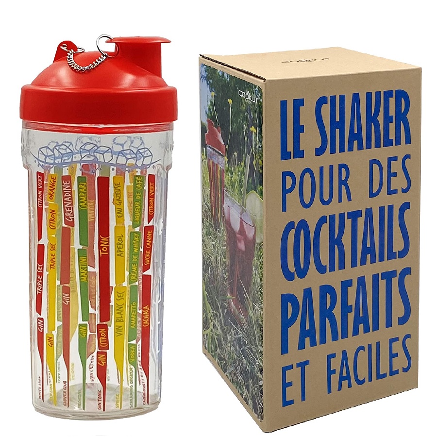 Shaker pour preparer facilement 22 cocktails - cookut 