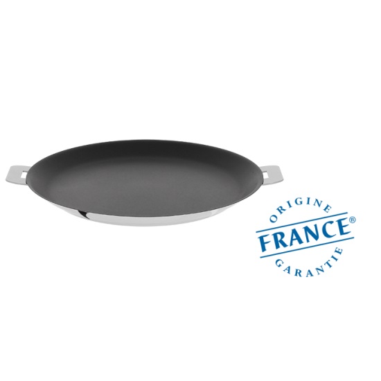Crepiere inox induction - 30 cm - mutine amovible cristel 