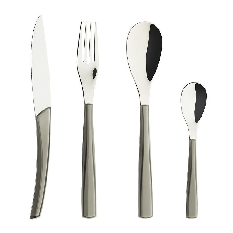 Quartz miroir cepe menagere 24 pieces - guy degrenne