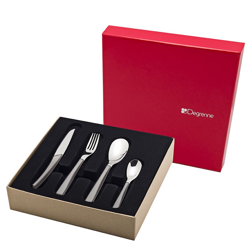 Quartz miroir cepe menagere 24 pieces - guy degrenne