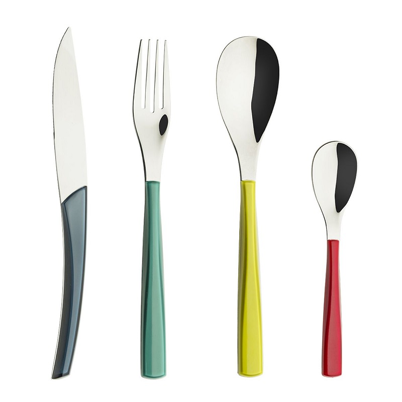 Quartz multicolor menagere 24 pieces - guy degrenne