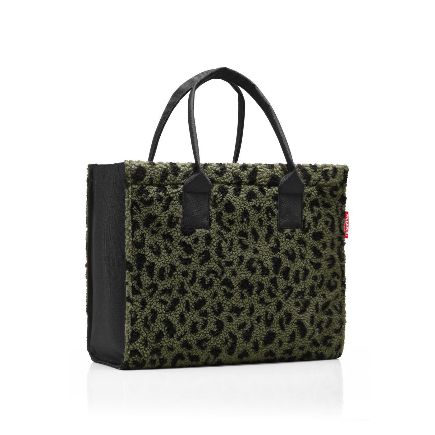 Daily shopper teddy leo olive sac shopping 42 x 35 x 17 cm - reisenthel