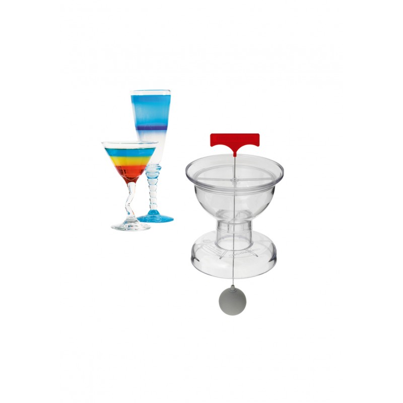 Cocktail master, appareil pour faire des empillages de différentes couleur dans vos coktail