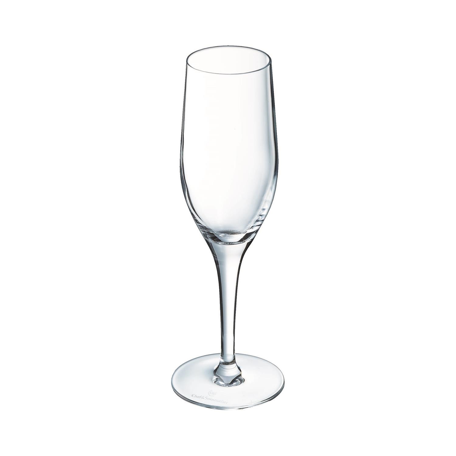 Sensation exalt lot de 6 flûtes à champagne et von effervescent 19 cl - chef et sommelier 