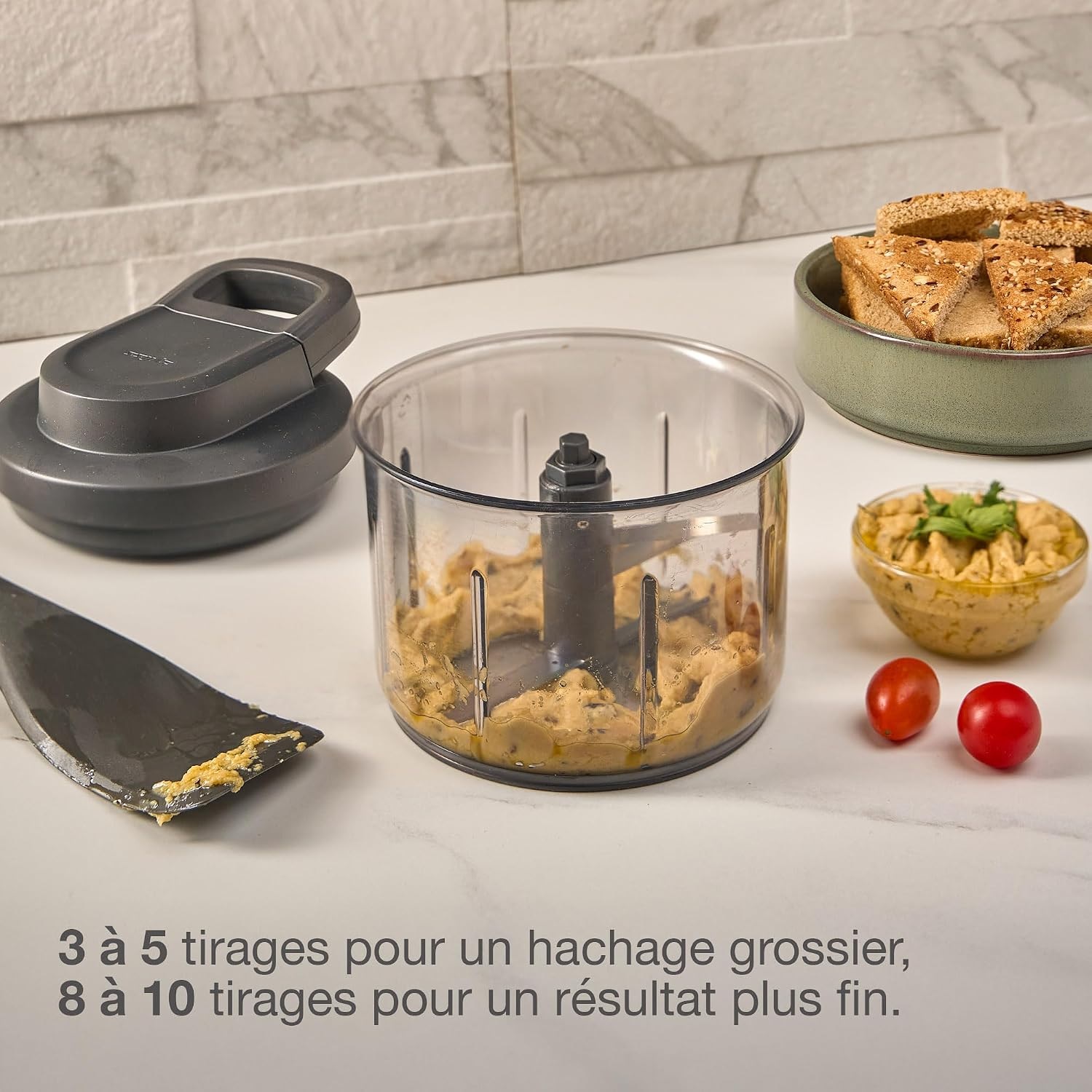 Hachoir à herbes easy pull processor - zyliss