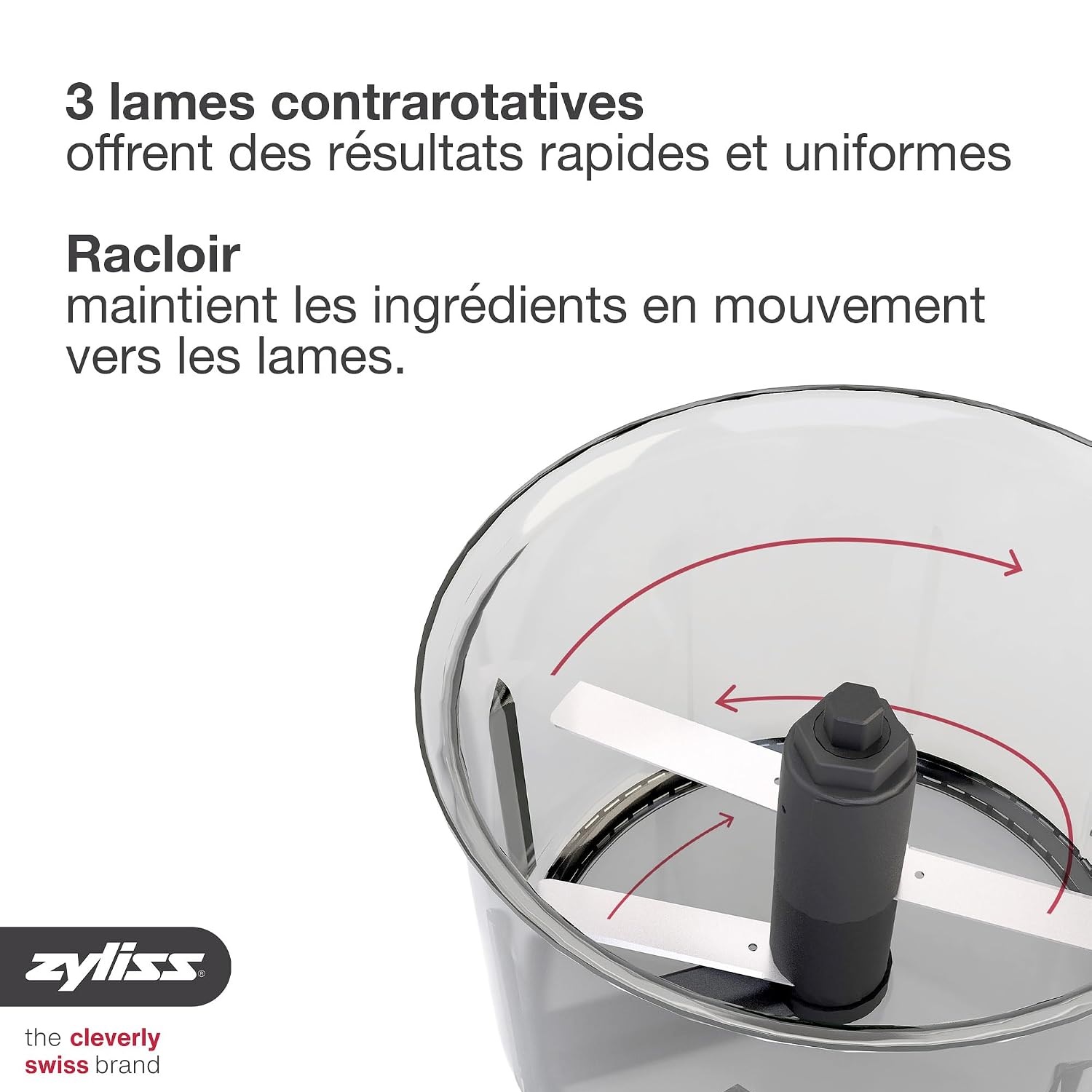 Hachoir à herbes easy pull processor - zyliss