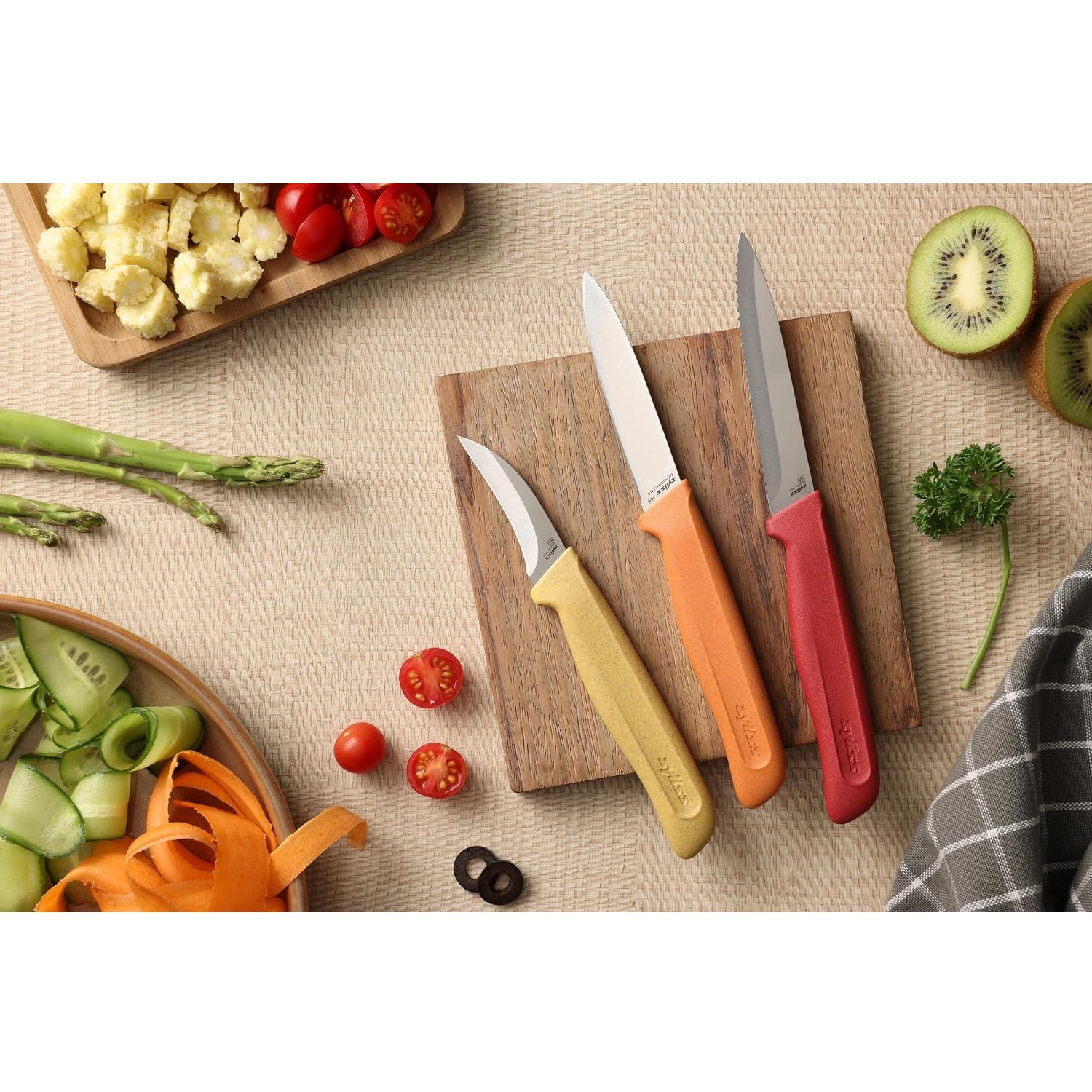 Lot de 3 couteaux, ofiice, tomates, bec d'oiseau, classique - zyliss