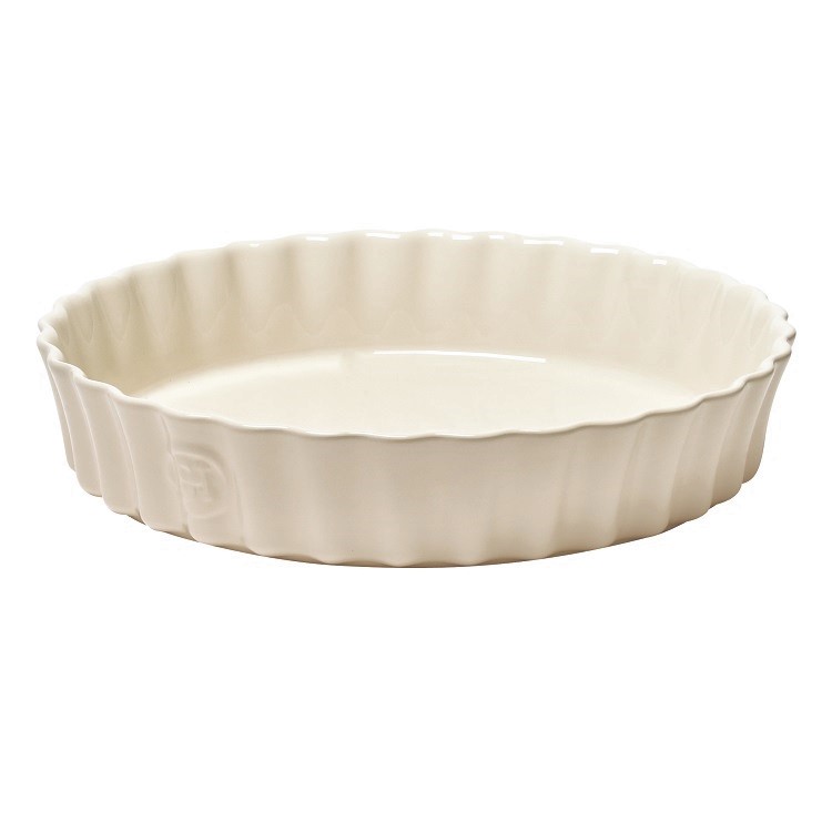 Plat a tarte tourtiere haute 28 cm argile - emile henry 