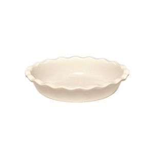 Moule a clafoutis blanc argile diametre 26 cm - emile henry 