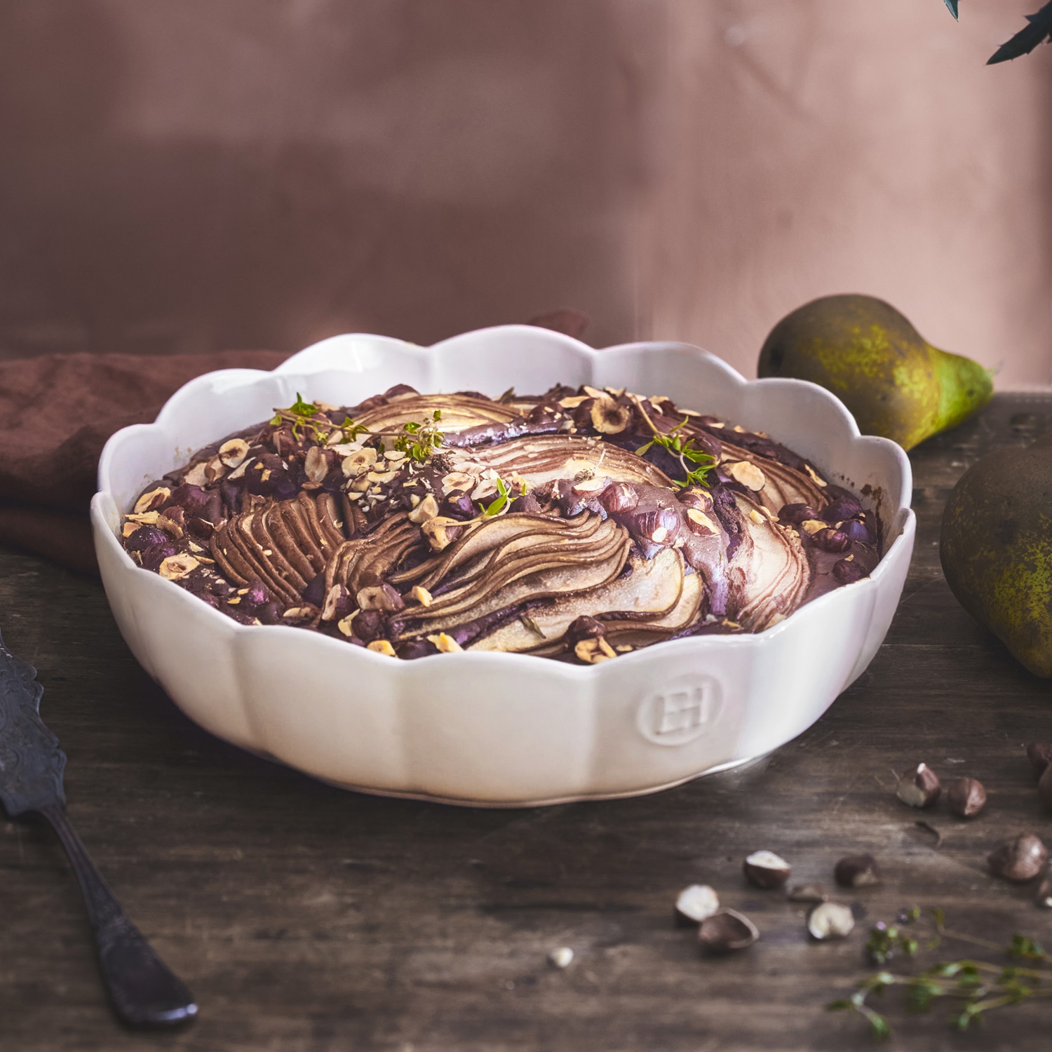 Moule à clafoutis collection madeleine argile - emile henry 