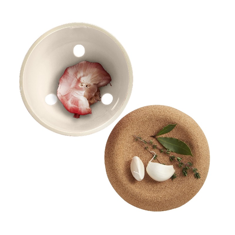 Pot a ail 14,5 cm en ceramique argile - emile henry