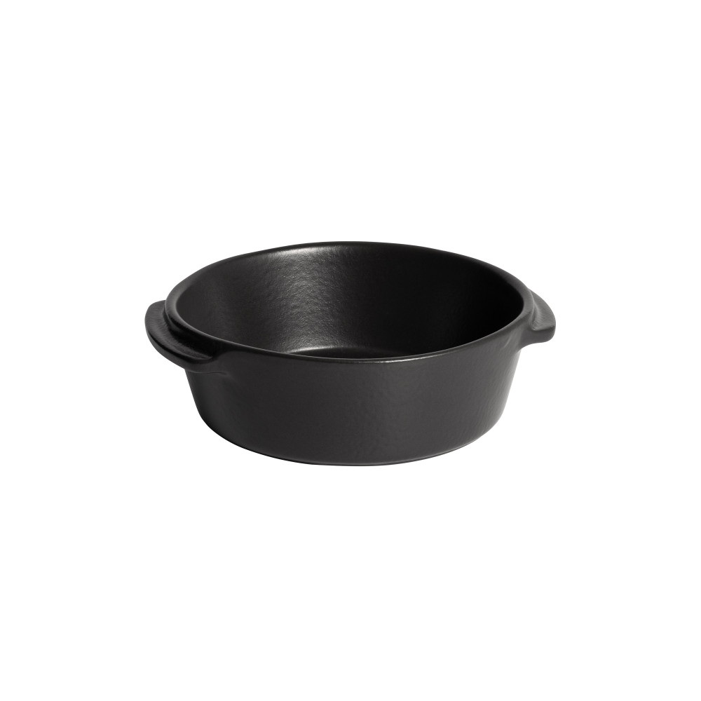 Mini plat à four rond solo basalte 15 cm - emile henry 