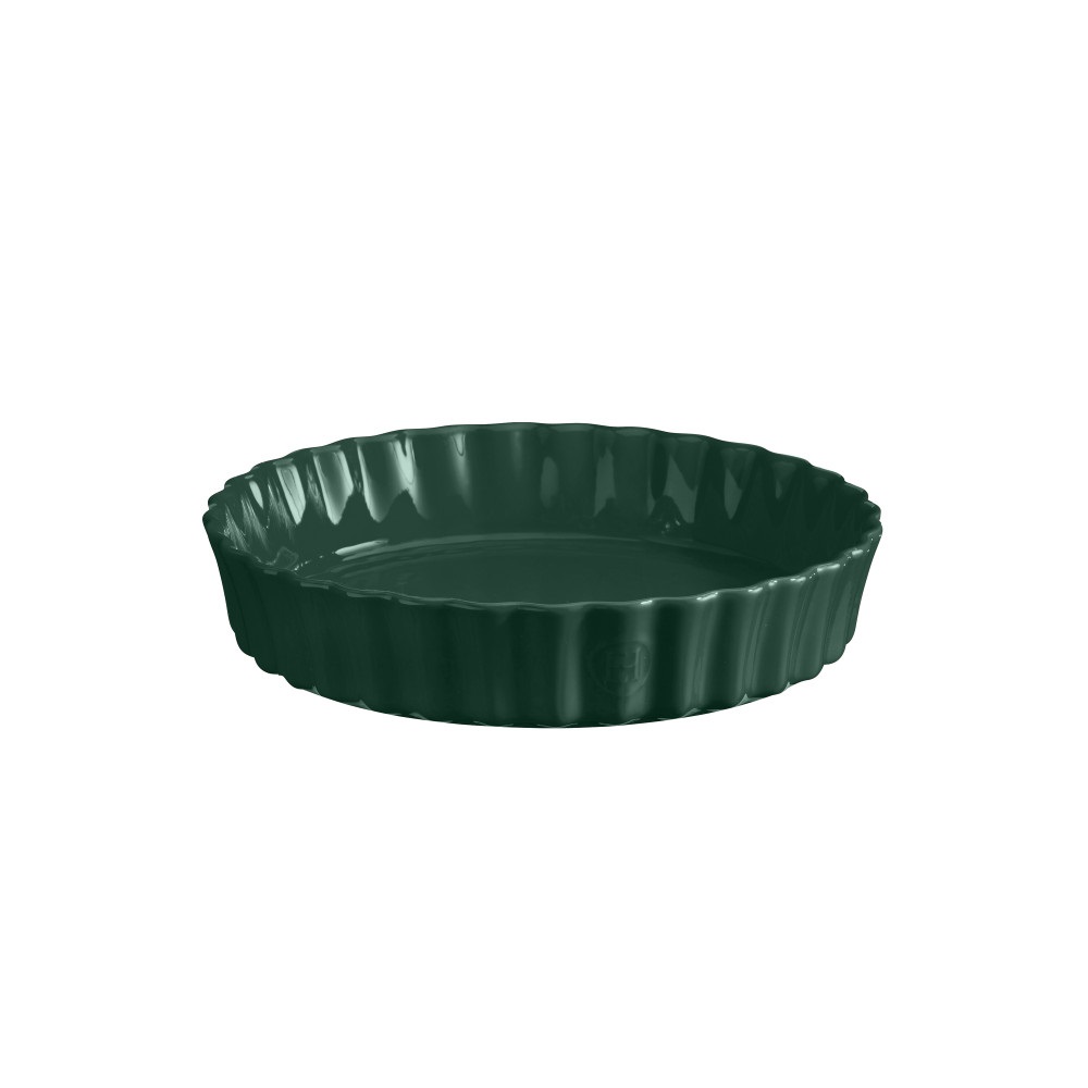 Moule à tarte tourtière haute ø24 cm vert cèdre - emile henry 