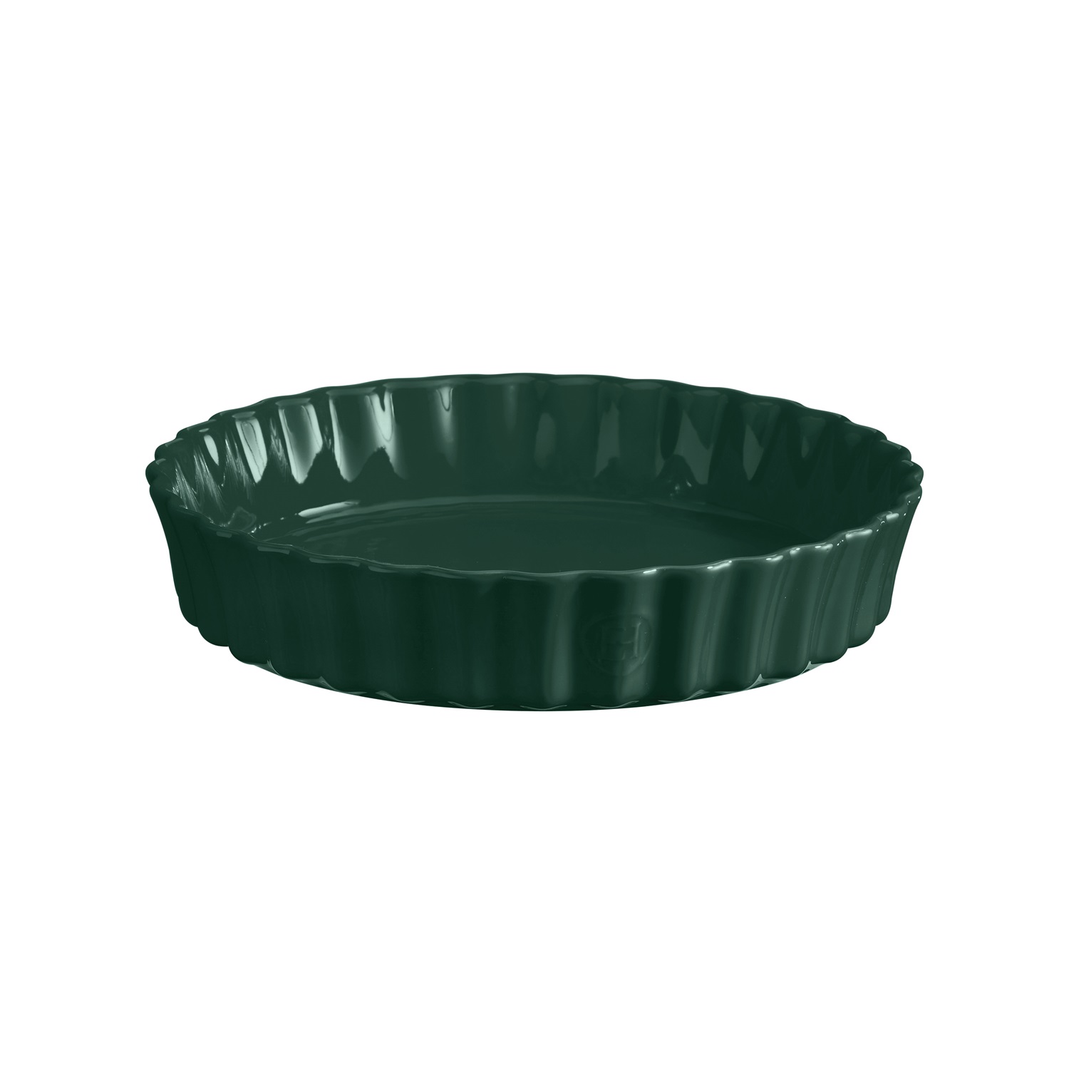 Plat à tarte ou toutière en céramique ø28 cm vert cèdre - emile henry 