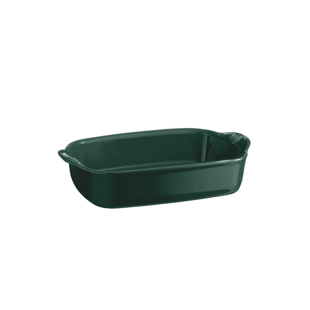 Petit plat à gratin ultime vert cèdre 29x19x7 cm - emile henry 