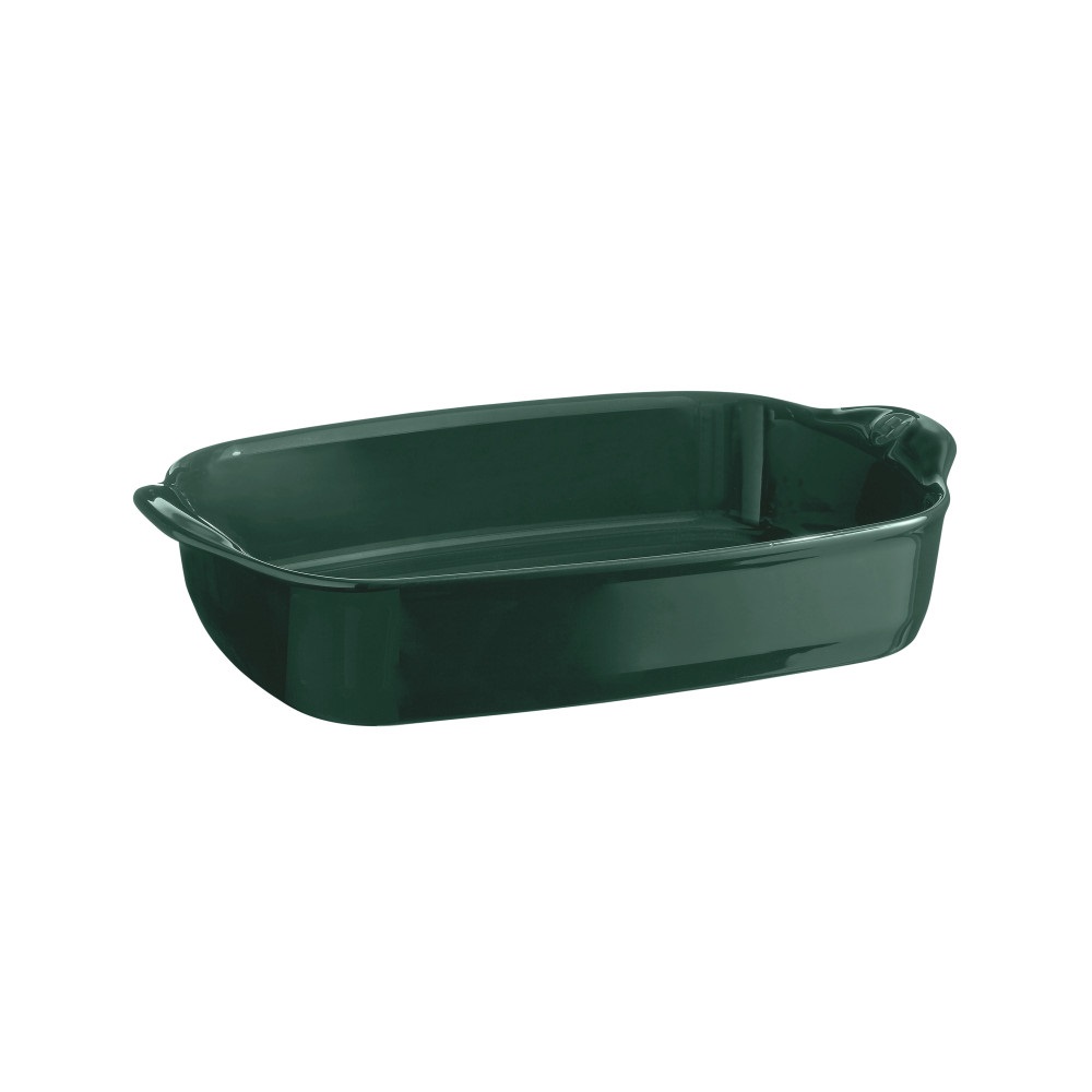 Plat à gratin ultime vert cèdre moyen modèle 36x23x7cm- emile henry 