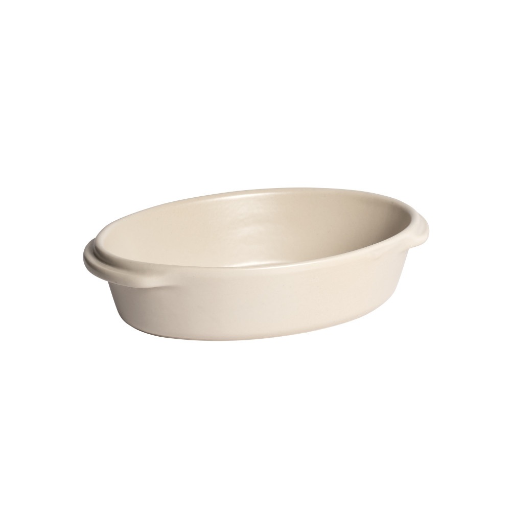 Mini plat à four ovale solo opale 20 cm - emile henry 