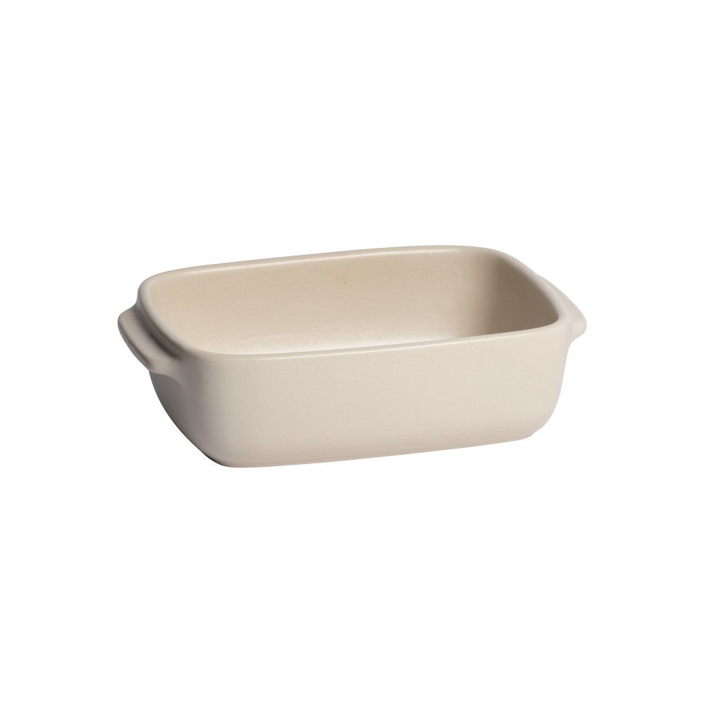 Mini plat à four rectangulaire solo opale 18 cm - emile henry 
