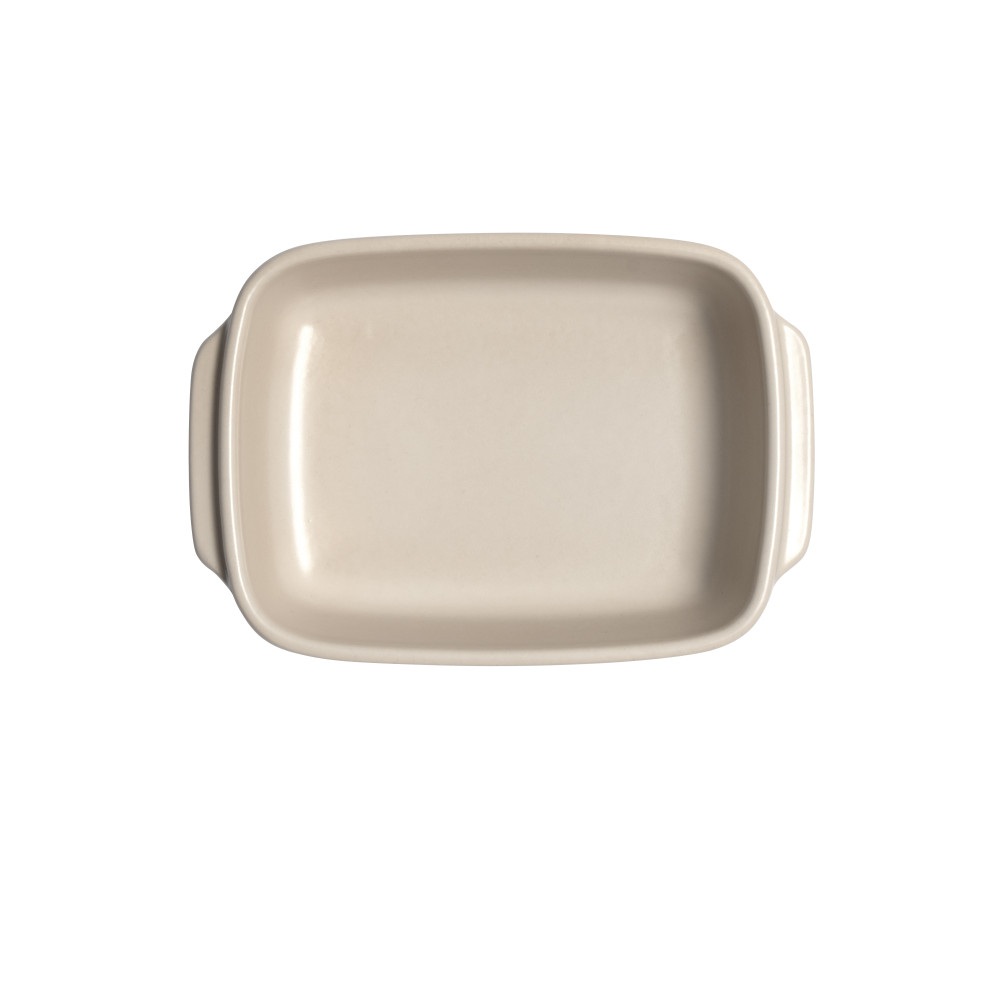 Mini plat à four rectangulaire solo opale 18 cm - emile henry 