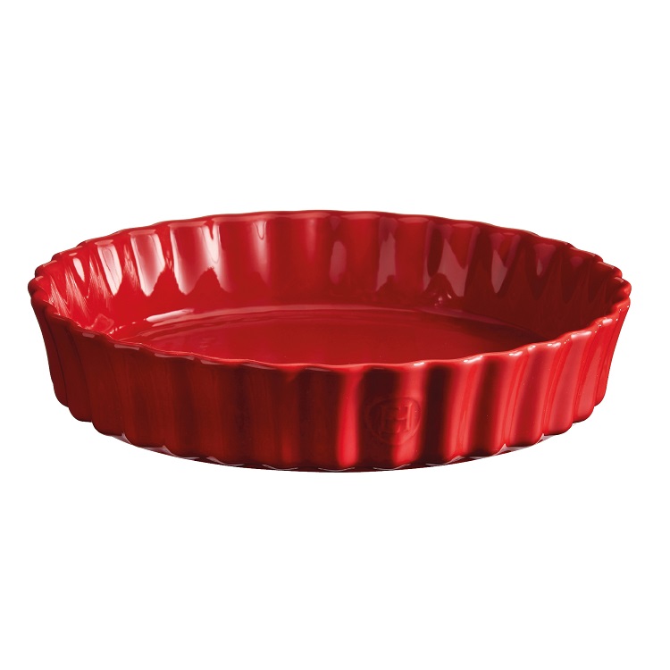 Plat a tarte tourtiere haute 24 cm grand cru - emile henry 