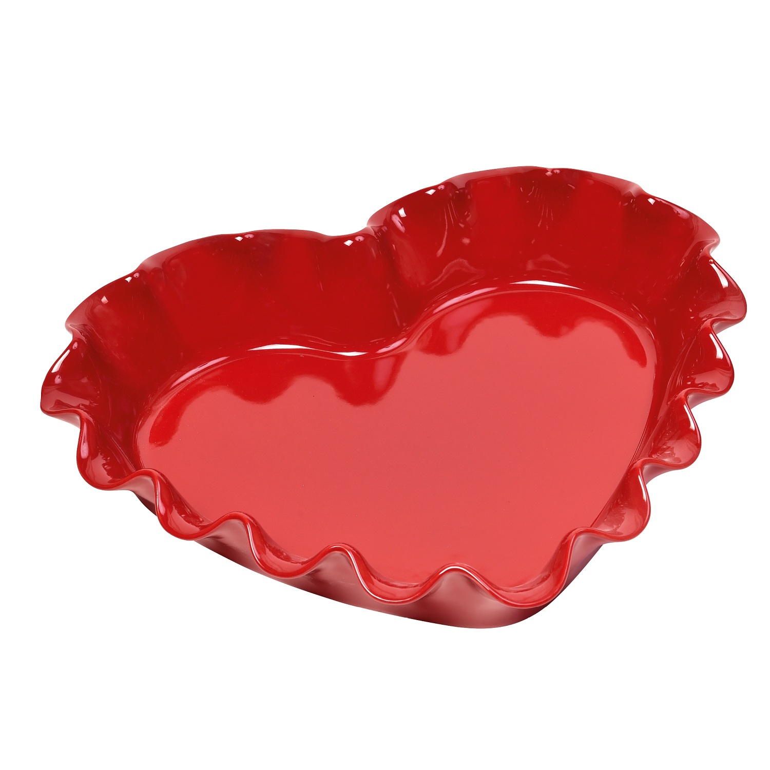 Moule a patisserie coeur corolle rouge grand cru - emile henry