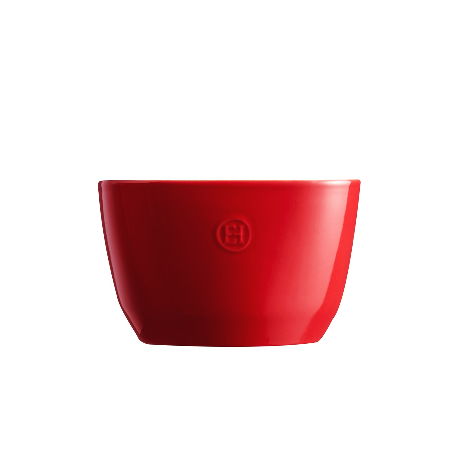 Saladier carré en céramique 19 cm rouge grand cru - emile henry 