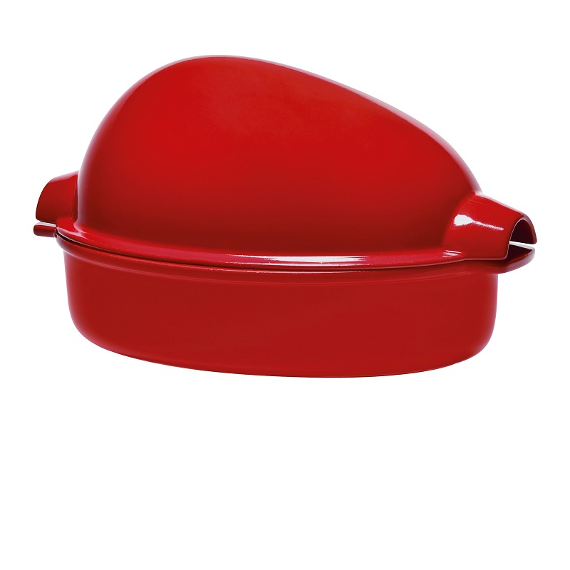 Brique a rotir en ceramique xxl rouge grand cru - emile henry