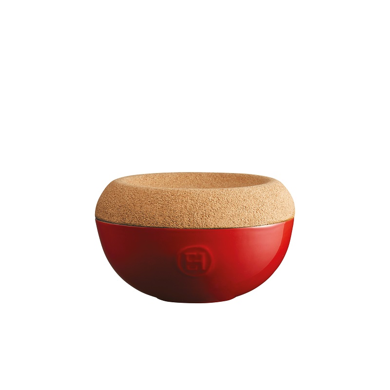 Pot a sel rouge grand cru - emile henry 