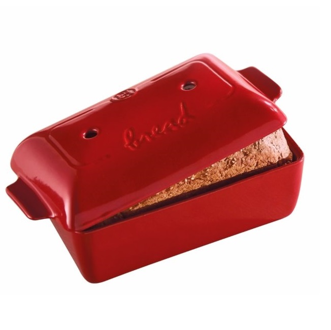 Moule a pain rectangulaire rouge grand cru vpc - emile henry