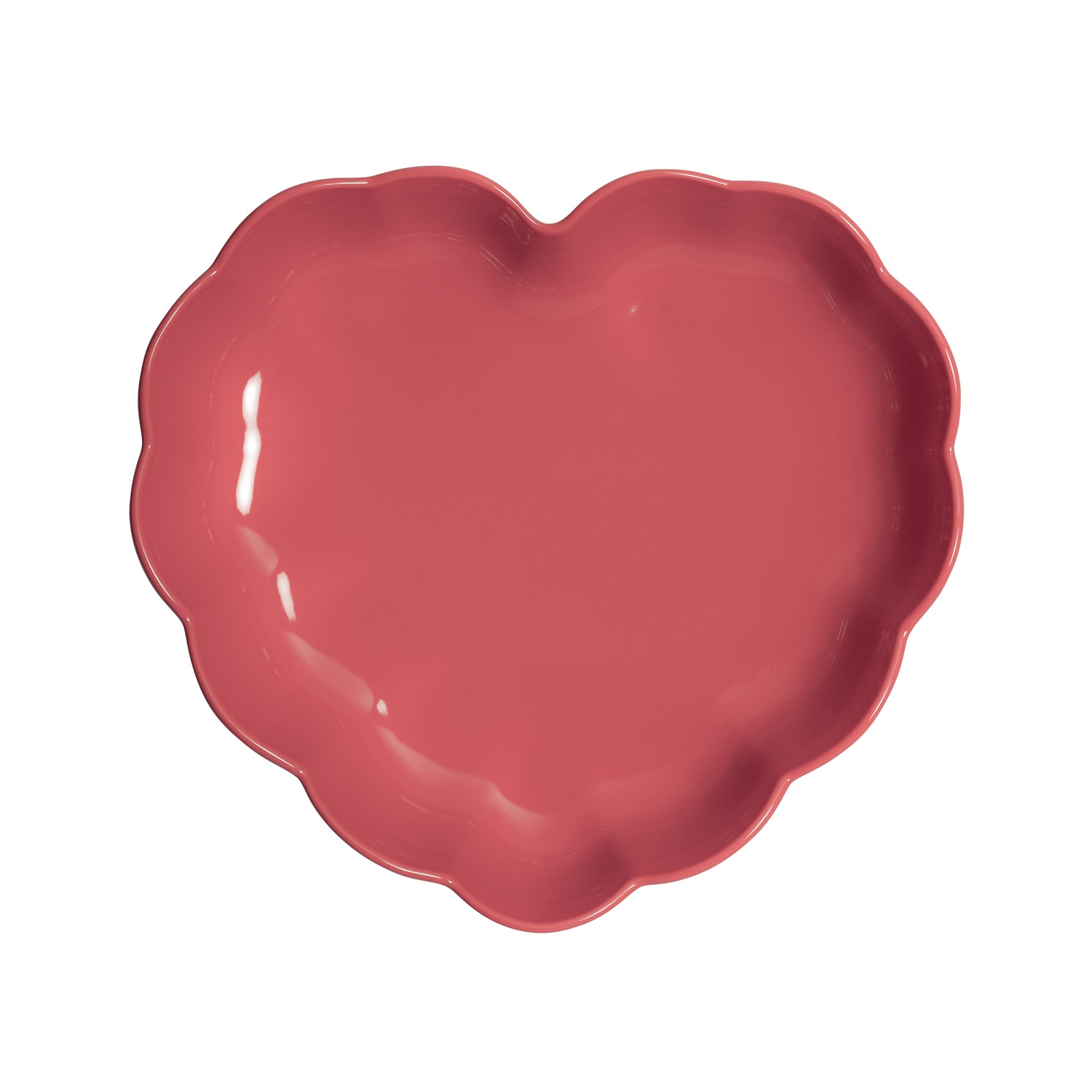 Moule à pâtisserie en forme de coeur collection madeleine rose candy - emile henry