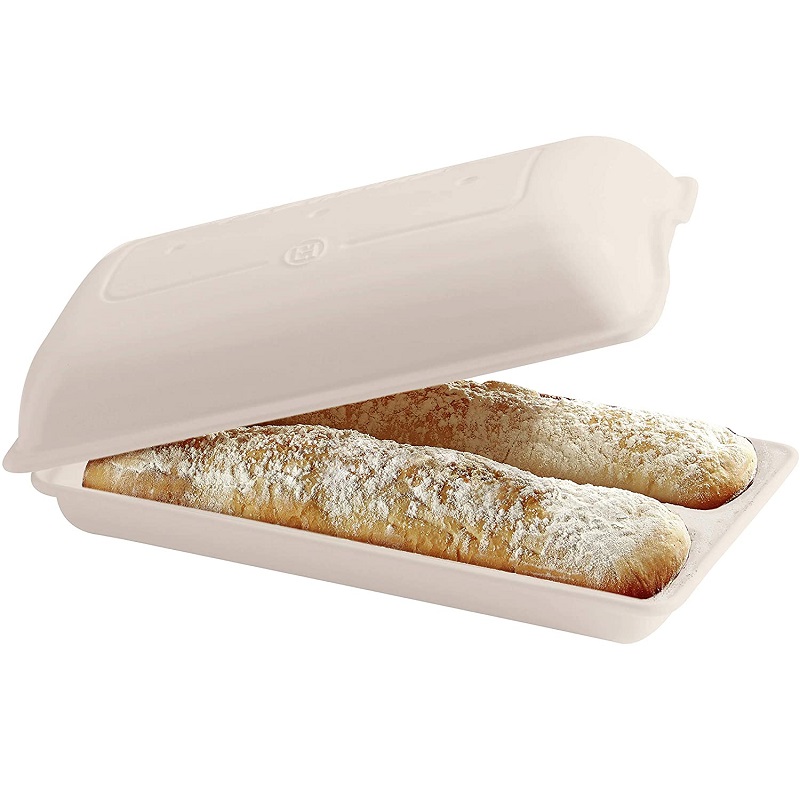 Moule a ciabata couleur lin 39x23x10 cm vpc - emile henry