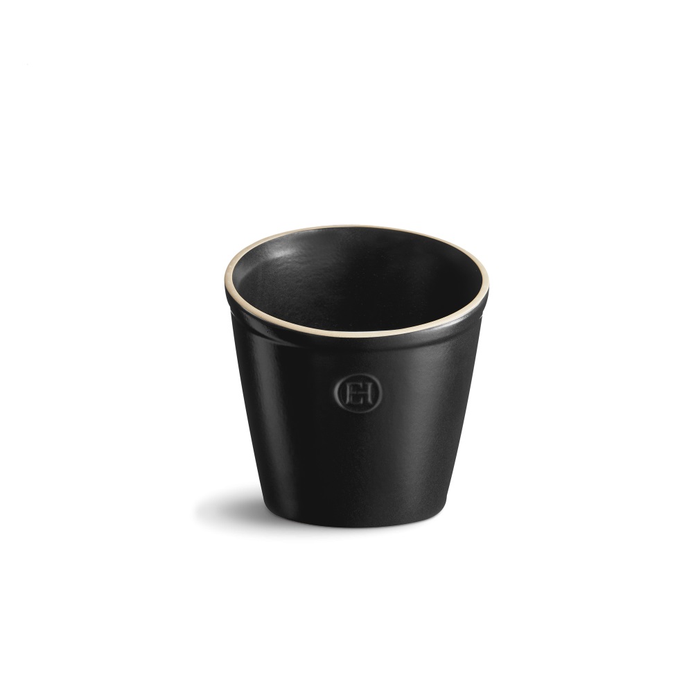 Pot à ustensiles en céramique truffe noir - emile henry 